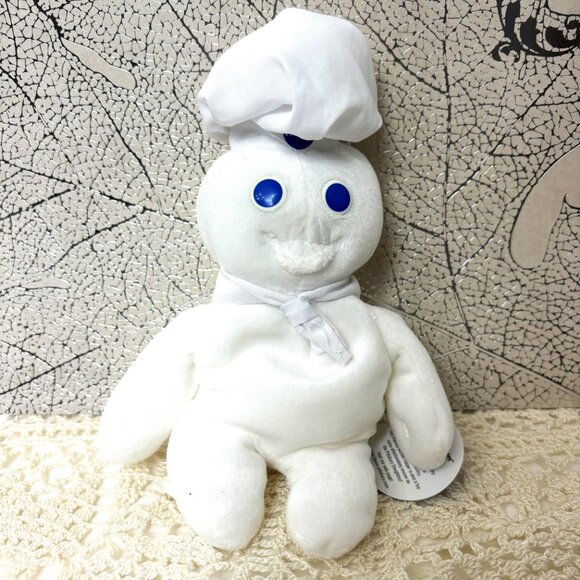 1997 Pillsbury Doughboy Plush Beanie Dakin Beanbag Doll - 8 “ tall – Vintage - Picture 4 of 8